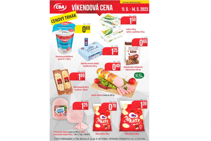 Víkendové ceny / Víkendové ceny CBA - foto