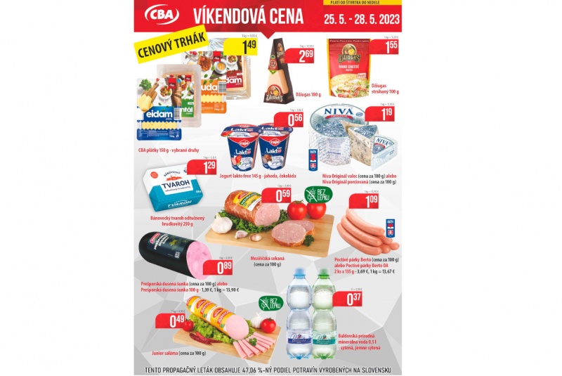 Víkendové ceny / Víkendové ceny CBA - foto