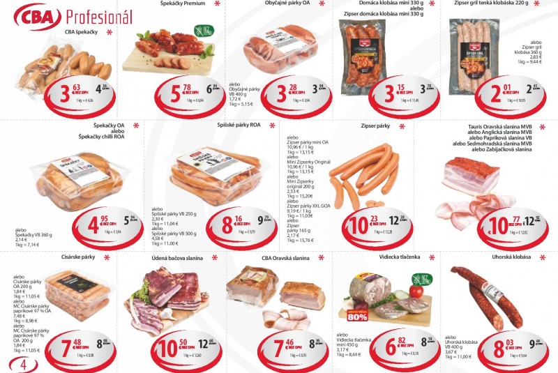 Letákové akcie / CBA VO Profesionál 6/2023 - foto