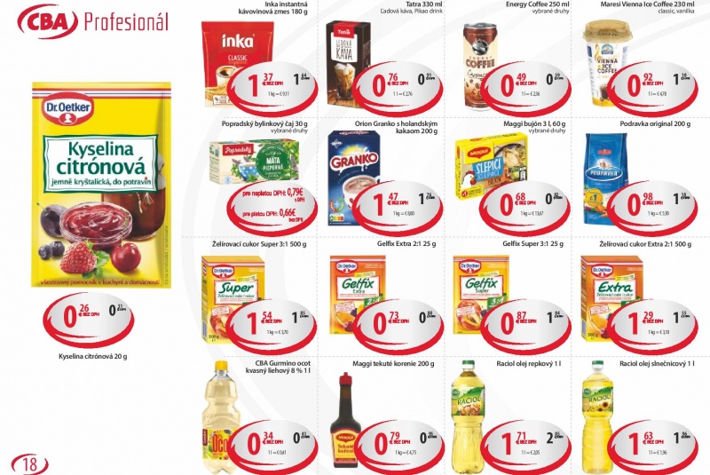 Letákové akcie / CBA VO Profesionál 6/2023 - foto