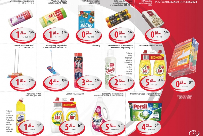 Letákové akcie / CBA VO Profesionál 6/2023 - foto