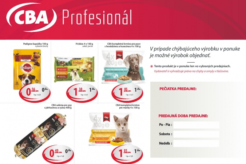 Letákové akcie / CBA VO Profesionál 6/2023 - foto