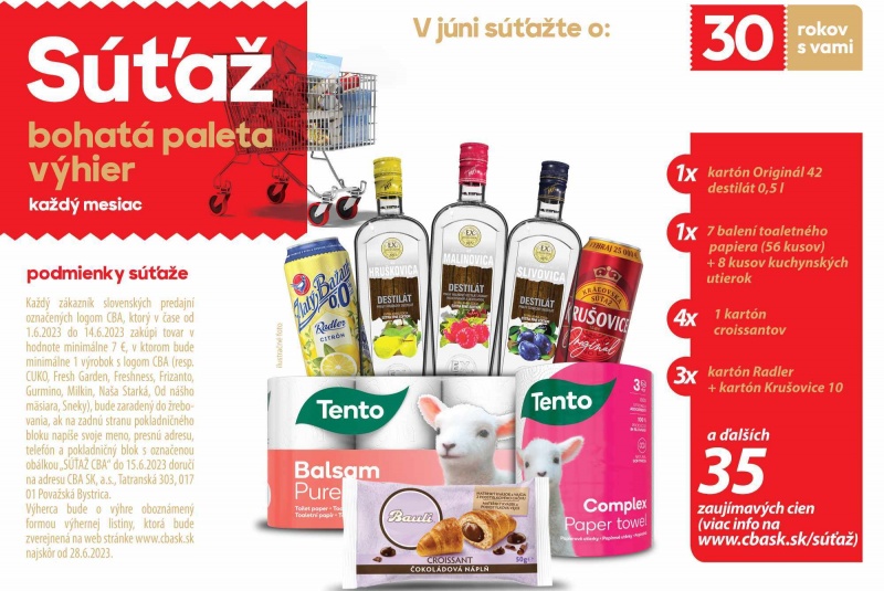 Súťaže / Súťaž s CBA 6/2023 - foto