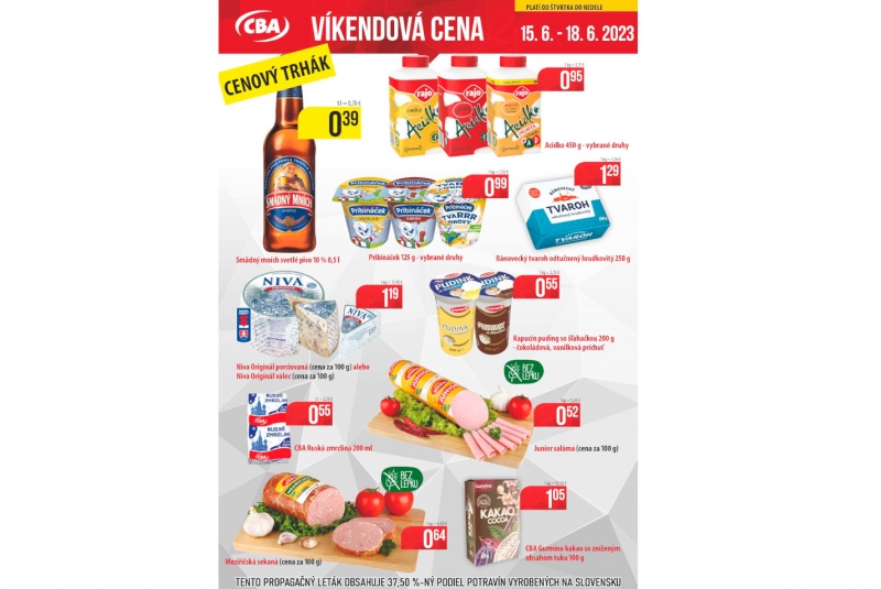 Víkendové ceny / Víkendové ceny CBA - foto