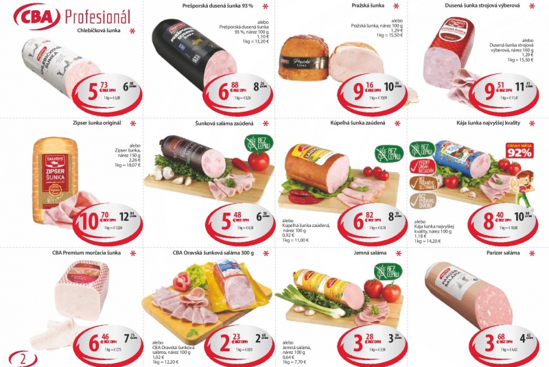 Letákové akcie / CBA Profesionál - foto