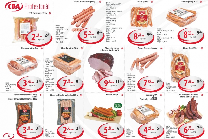Letákové akcie / CBA Profesionál - foto
