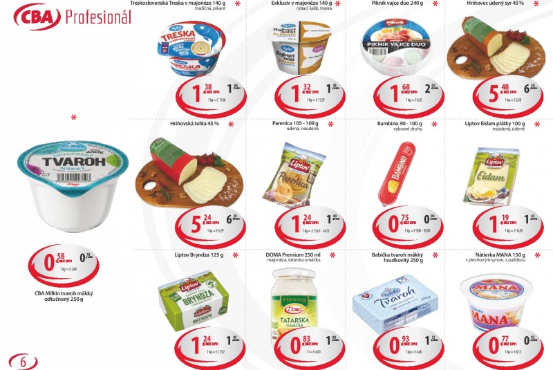 Letákové akcie / CBA Profesionál - foto