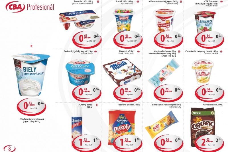 Letákové akcie / CBA Profesionál - foto