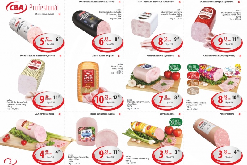 Letákové akcie / CBA VO Profesionál 8/2023 - foto