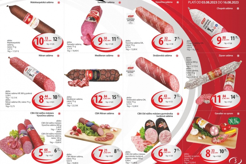Letákové akcie / CBA VO Profesionál 8/2023 - foto