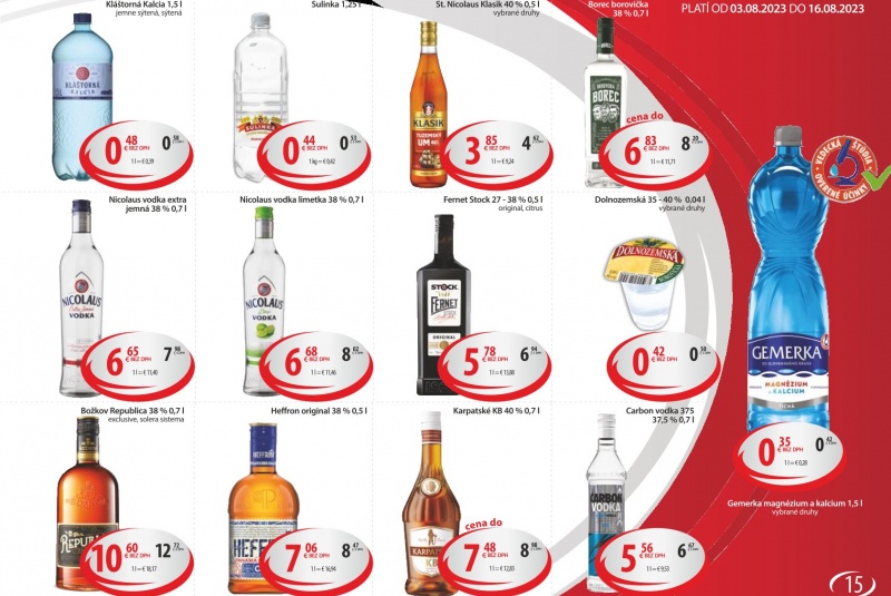 Letákové akcie / CBA VO Profesionál 8/2023 - foto