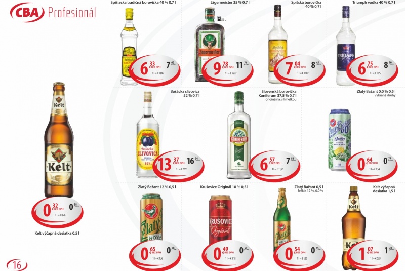 Letákové akcie / CBA VO Profesionál 8/2023 - foto