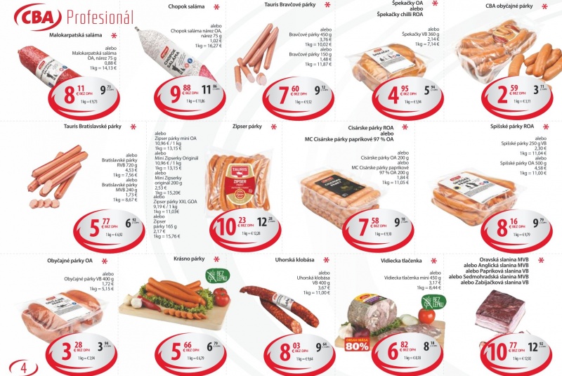Letákové akcie / CBA VO Profesionál 9/2023 - foto