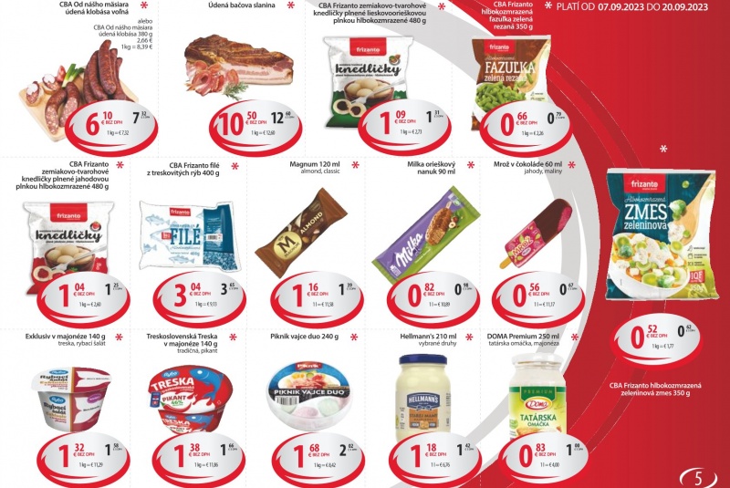 Letákové akcie / CBA VO Profesionál 9/2023 - foto