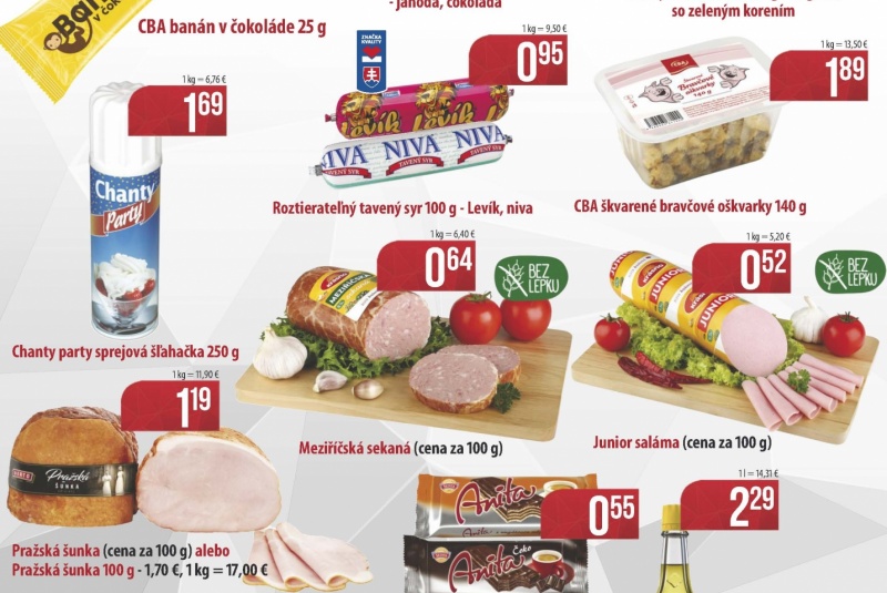 Víkendové ceny / Víkendové ceny CBA - foto