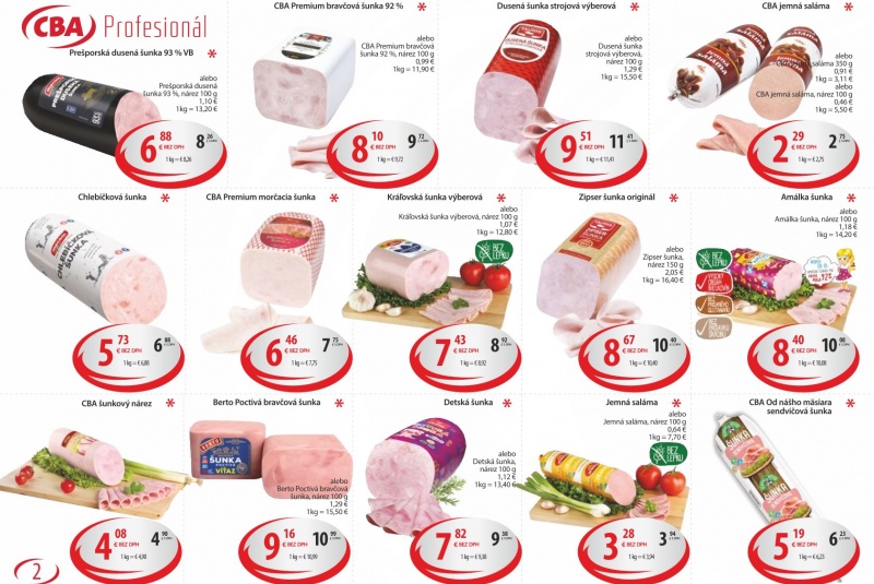 Letákové akcie / CBA VO Profesionál 10/2023 - foto