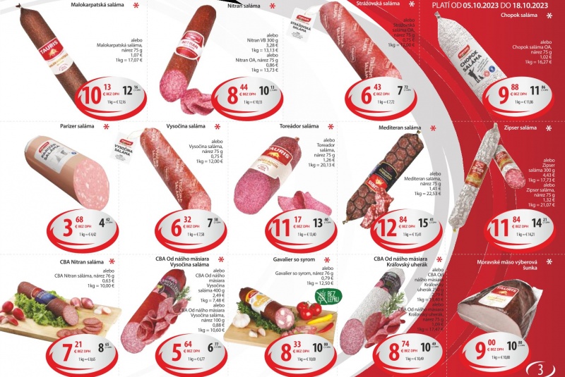 Letákové akcie / CBA VO Profesionál 10/2023 - foto