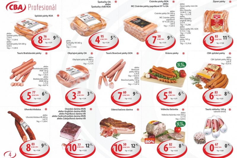 Letákové akcie / CBA VO Profesionál 10/2023 - foto