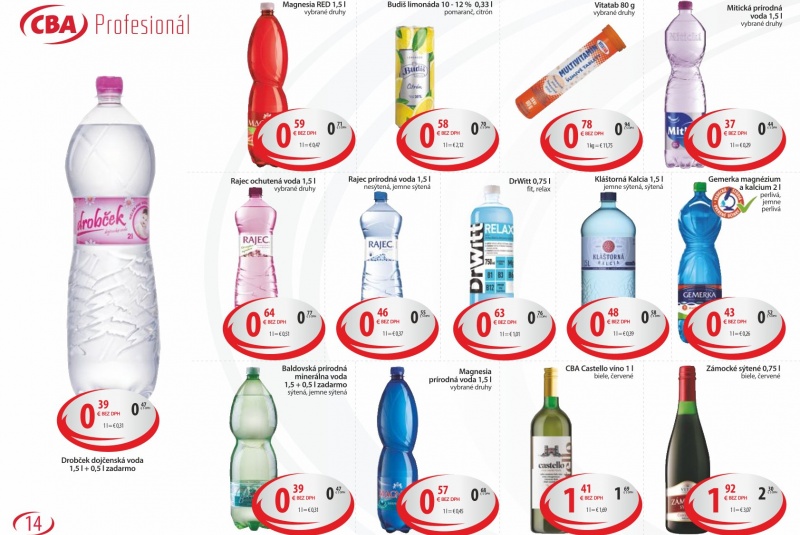Letákové akcie / CBA VO Profesionál 10/2023 - foto