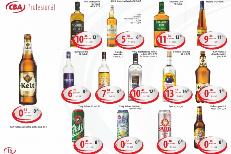 Letákové akcie / CBA VO Profesionál 10/2023 - foto