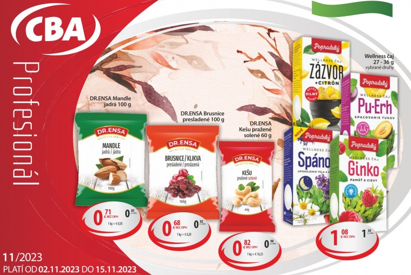 Letákové akcie / CBA VO Profesionál 11/2023 - foto