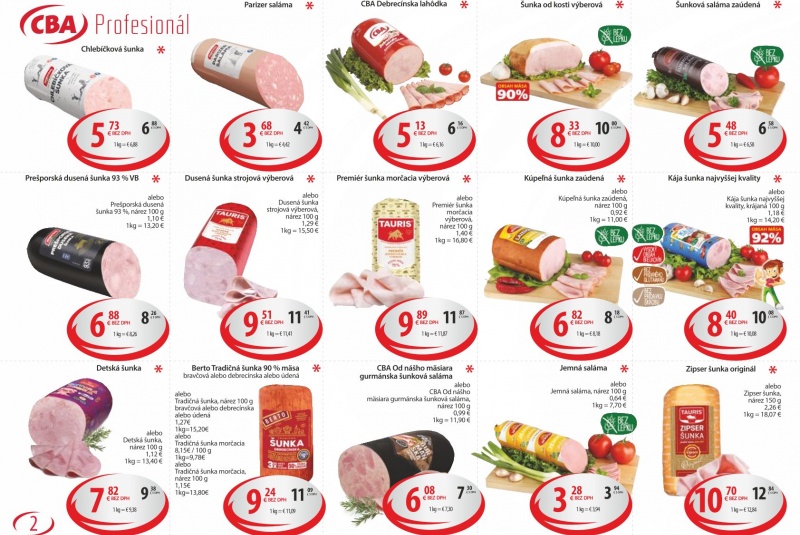 Letákové akcie / CBA VO Profesionál 11/2023 - foto