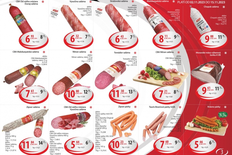 Letákové akcie / CBA VO Profesionál 11/2023 - foto