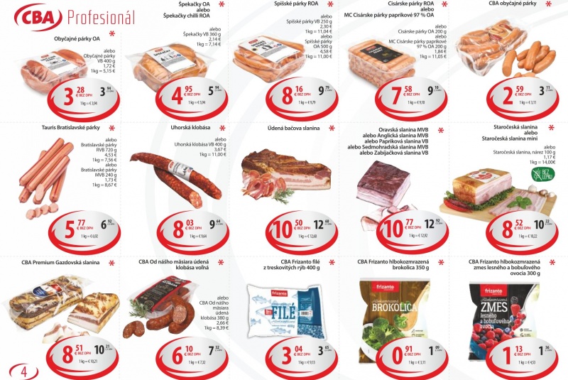 Letákové akcie / CBA VO Profesionál 11/2023 - foto