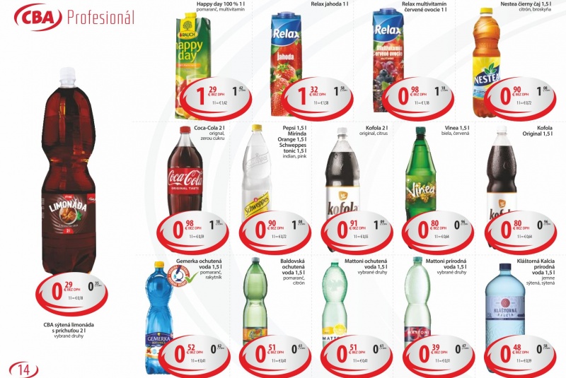Letákové akcie / CBA VO Profesionál 11/2023 - foto