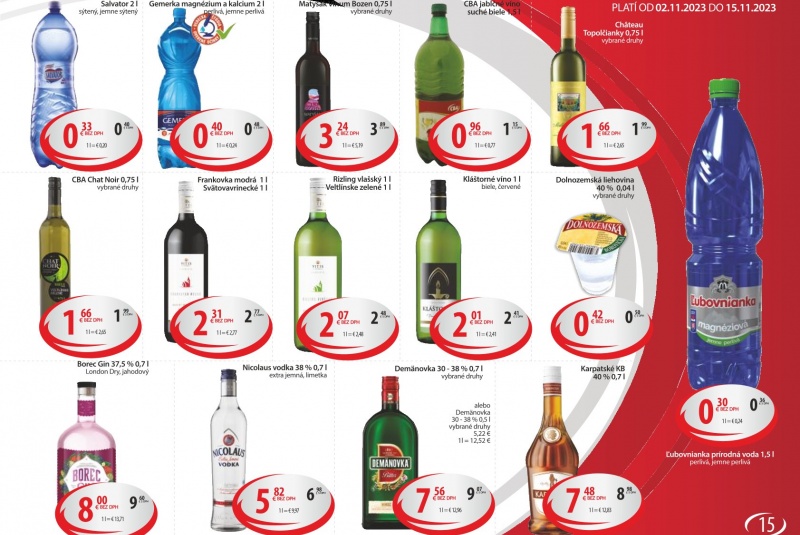 Letákové akcie / CBA VO Profesionál 11/2023 - foto