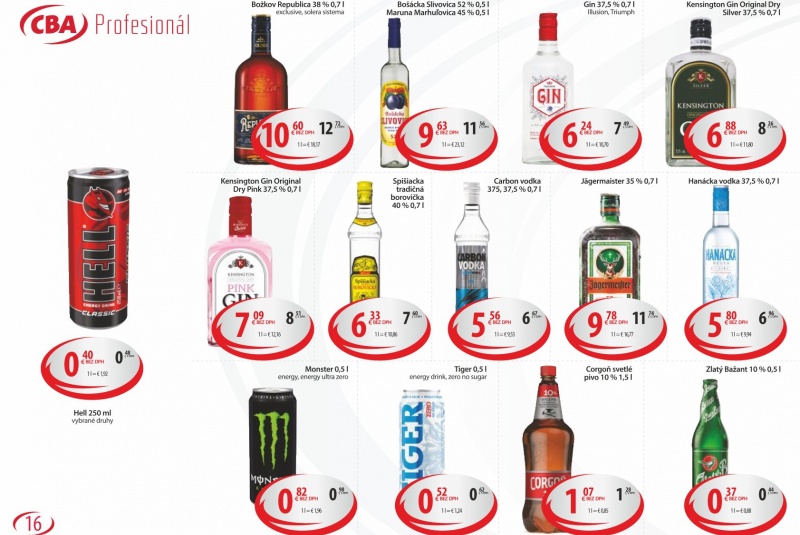 Letákové akcie / CBA VO Profesionál 11/2023 - foto
