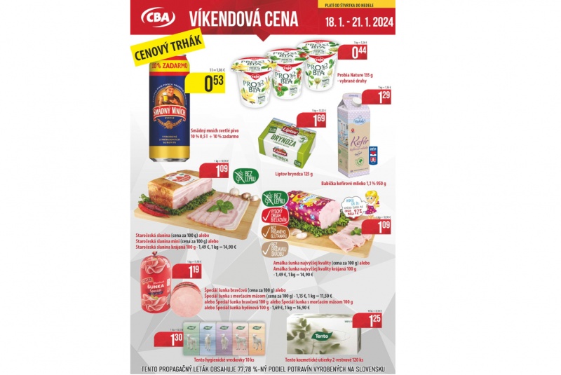 Víkendové ceny / Víkendové ceny CBA - foto