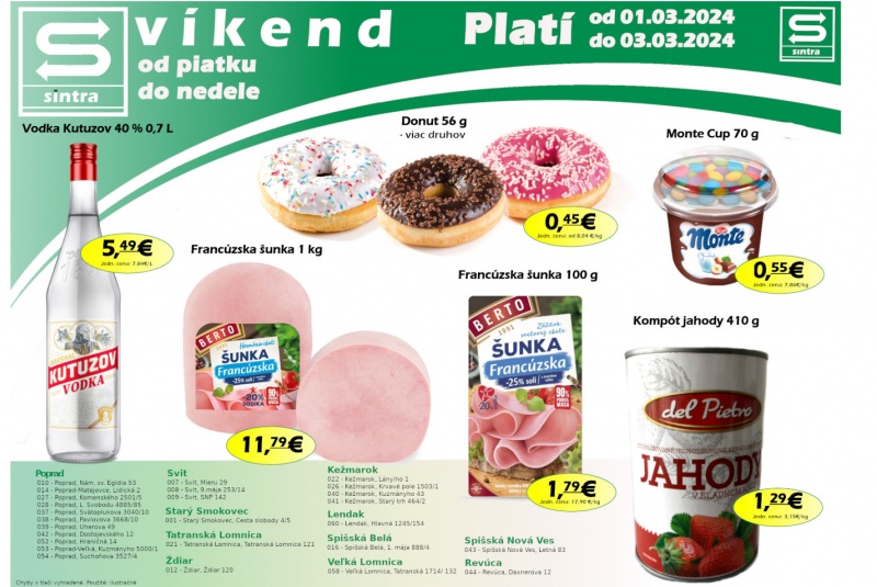 Víkendové ceny / Víkendové ceny Sintra - foto