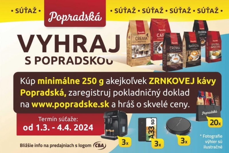 Súťaže / Vyhraj s Popradskou. - foto