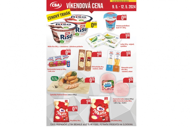 Víkendové ceny / Víkendové ceny CBA - foto