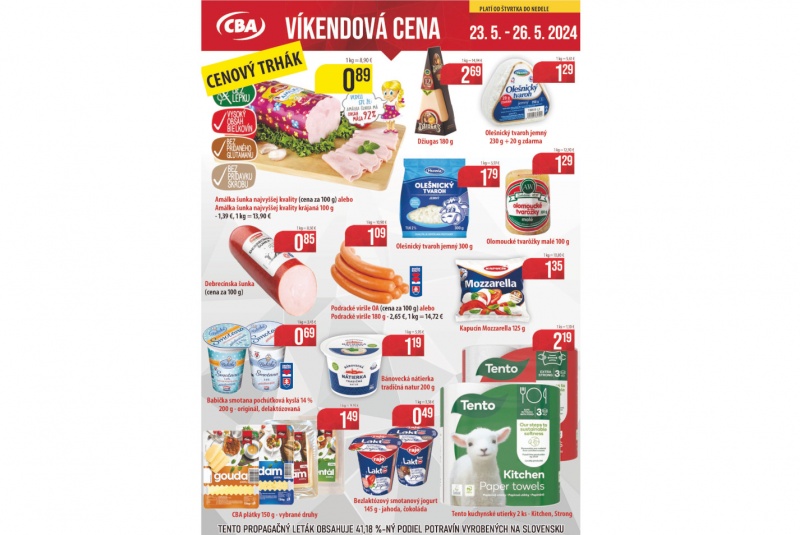 Víkendové ceny / Víkendové ceny CBA - foto