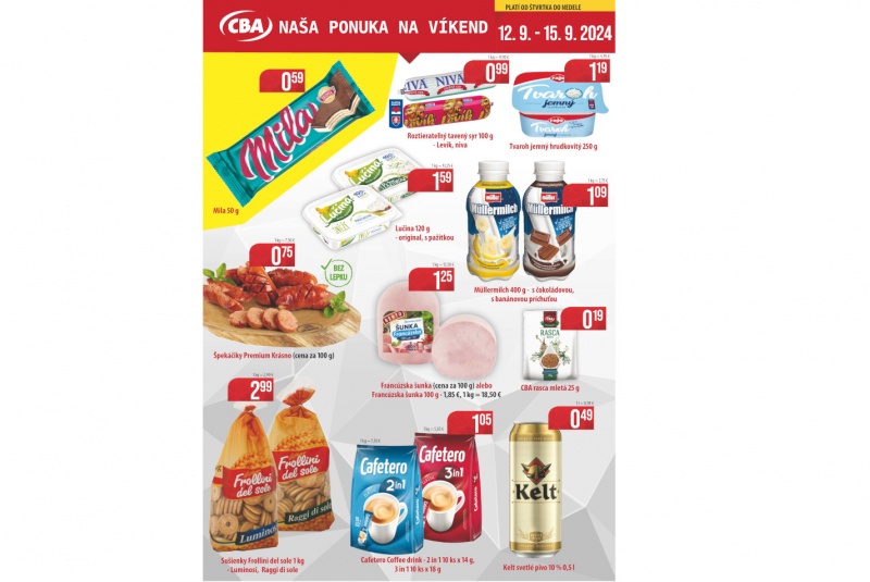 Víkendové ceny / Víkend CBA - foto