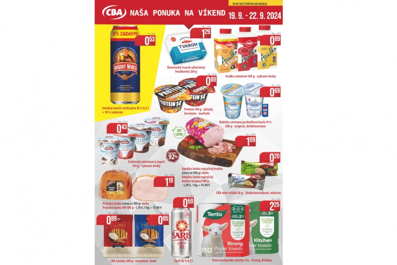 Víkendové ceny / Víkend CBA - foto