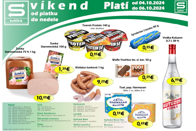 Víkendové ceny / Víkend SIntra - foto