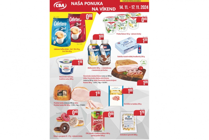 Víkendové ceny / Víkend CBA - foto