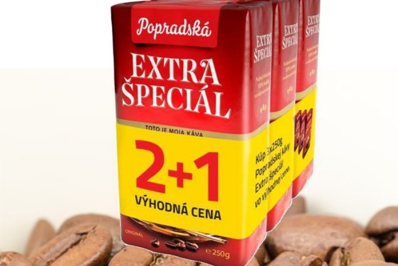 Akcie / Káva Extra špeciál 250g (2+1 výhodná cena) - foto