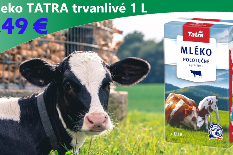 Letákové akcie / TATRA Mlieko trvanlivé 1,5% 1 L - foto