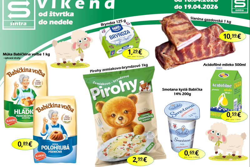 Víkendové ceny / Naša ponuka na víkend - foto