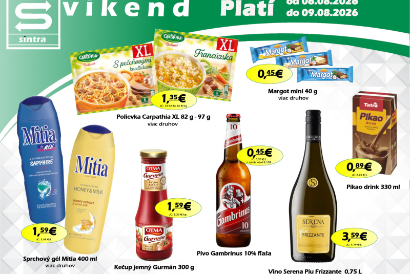 Víkendové ceny / Naša ponuka na víkend. - foto
