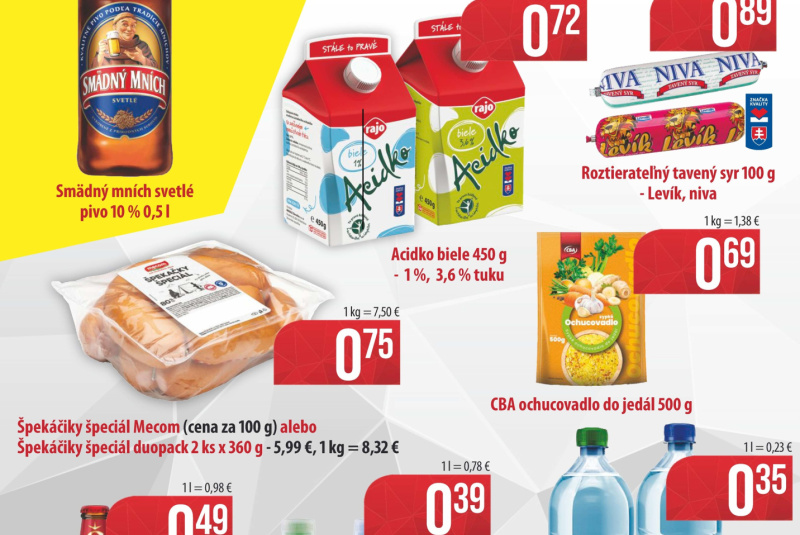 Víkendové ceny / Naša ponuka na víkend CBA. - foto