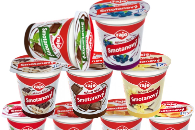 Akcie / Jogurt smotanový Mňam Duo 145g - foto
