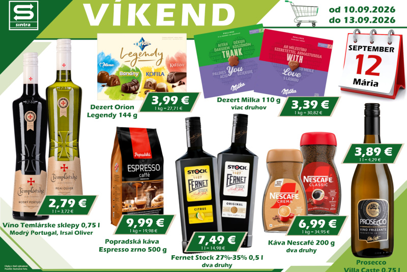Víkendové ceny / Naša ponuka na víkend. - foto