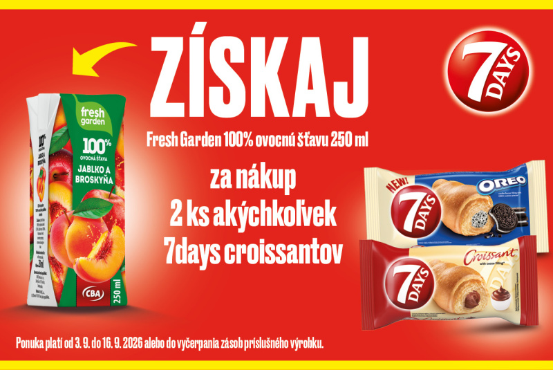 Iné akcie a podporné aktivity / Získaj Fresh Garden 100 % ovocnú šťavu 250 ml - foto
