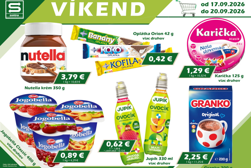 Víkendové ceny / Naša ponuka na víkend. - foto