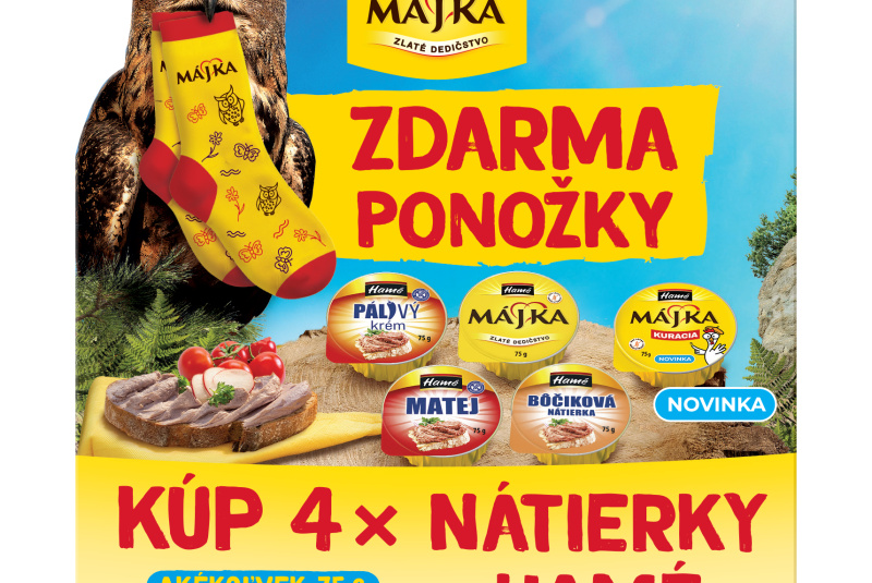 Iné akcie a podporné aktivity / Získaj ponožky Májka Hamé - foto